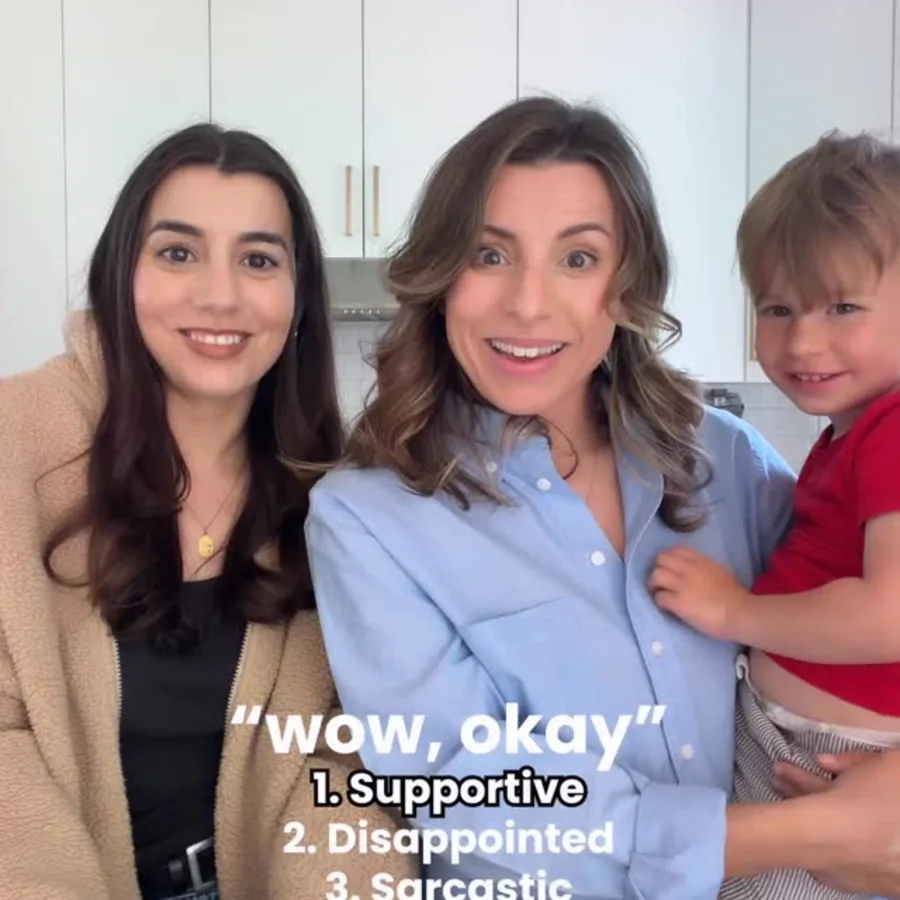 Cloe and HealthNut Nutrition in a sister trend reel
